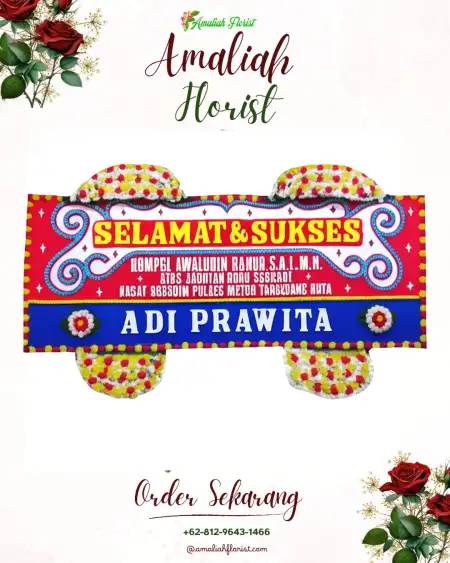 Papan Bunga Ucapan Selamat Gador