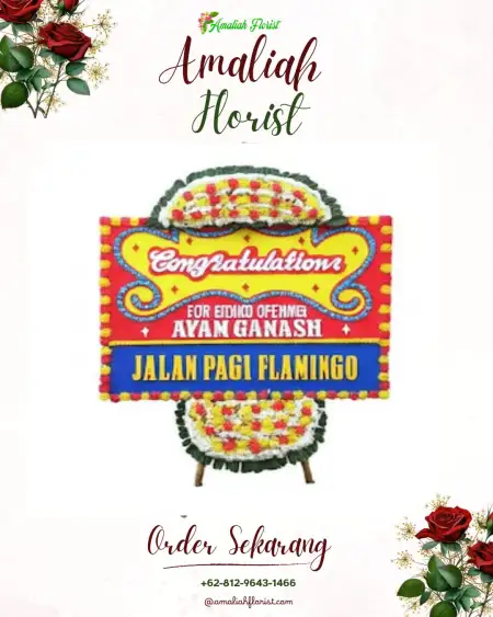 Sewa Papan Bunga Gador
